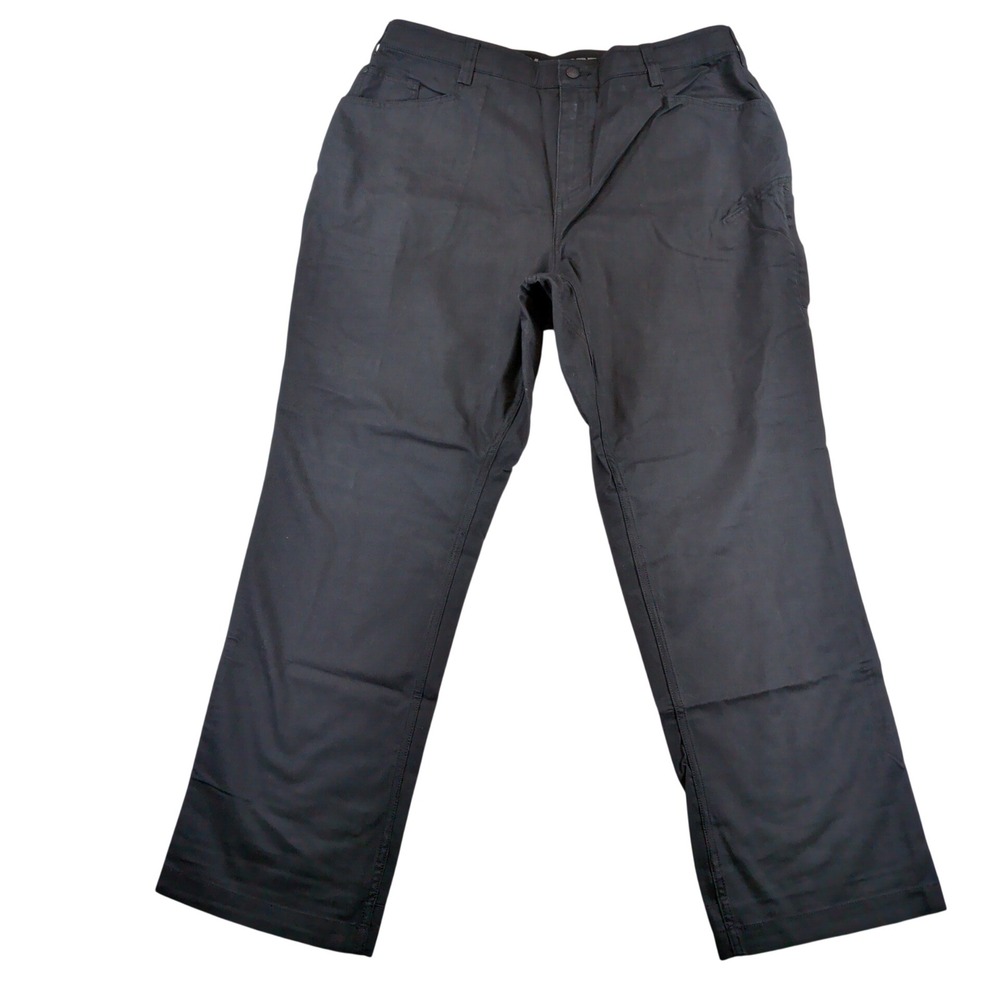AKHG Duluth Trading Co Stone Run Relaxed Leg Pants Black 18W Regular 80795 NWT